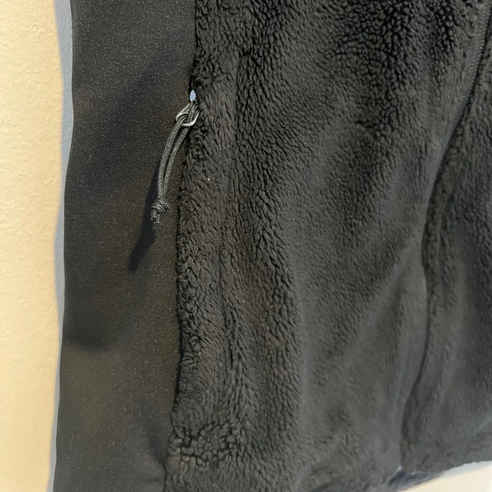 The‎ North Face Womens Osito High Pile Black Fleece Vest Full Zip Size Small